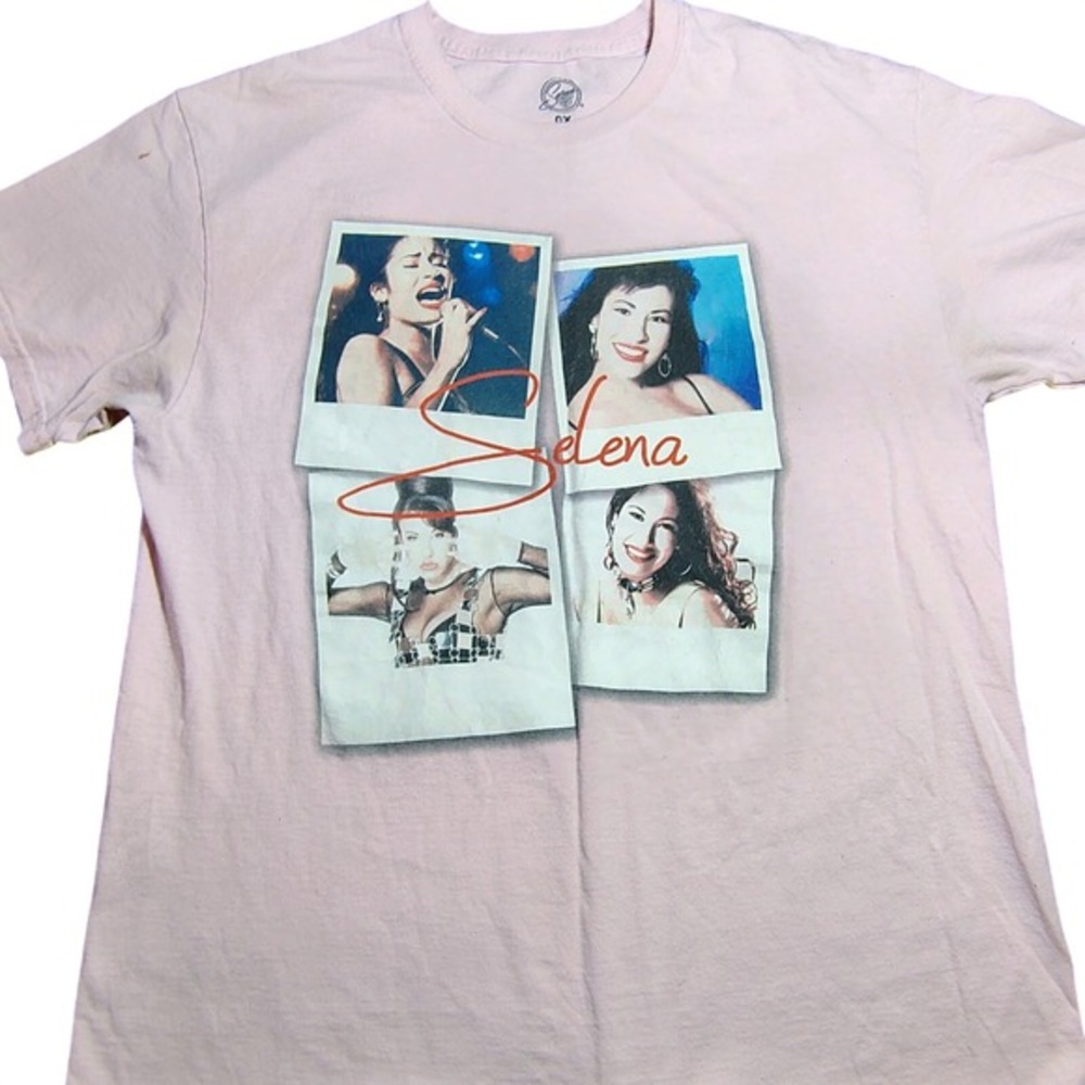 Selena Quintanilla Pink T Shirt‎ Official Merchandise Vintage Retro Style